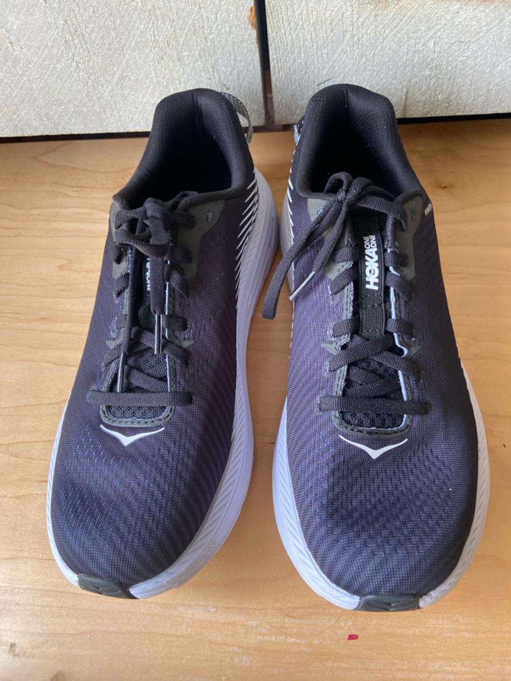 Hoka Black & White Women’s Running Shoes